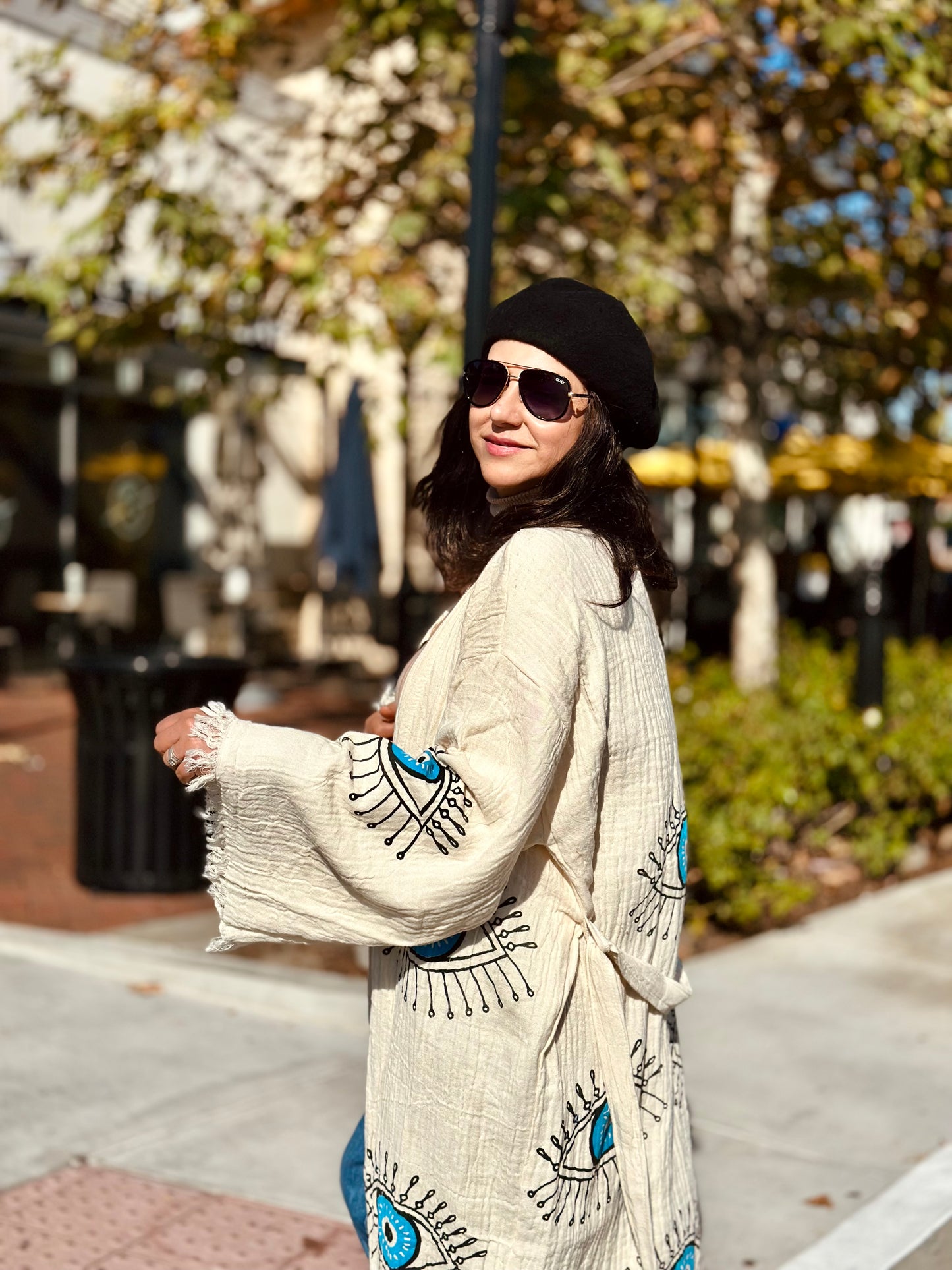 SELENA BLUE EYES ROBE