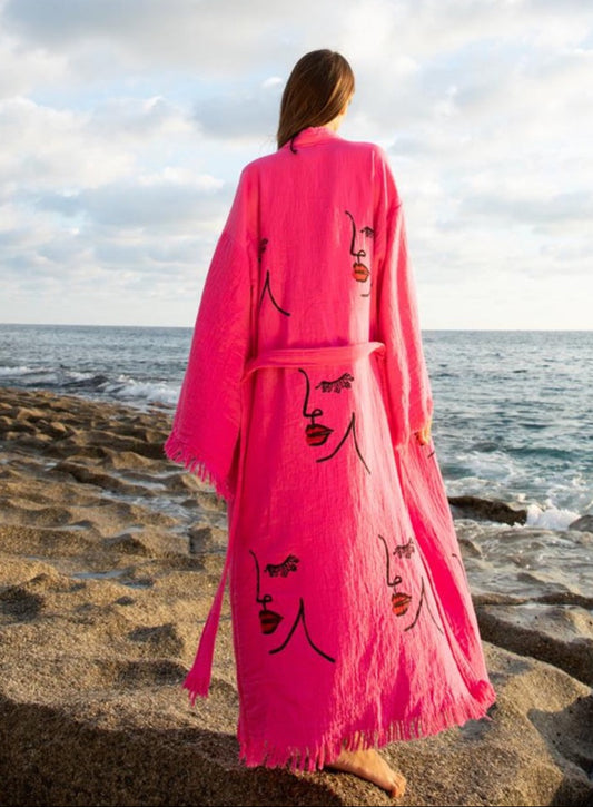 WS BEAUTY FACE ROBE WHOLESALE PACK OF 6