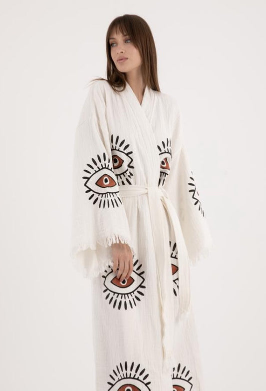 SLOW MORNINGS BROW NEYE ROBE
