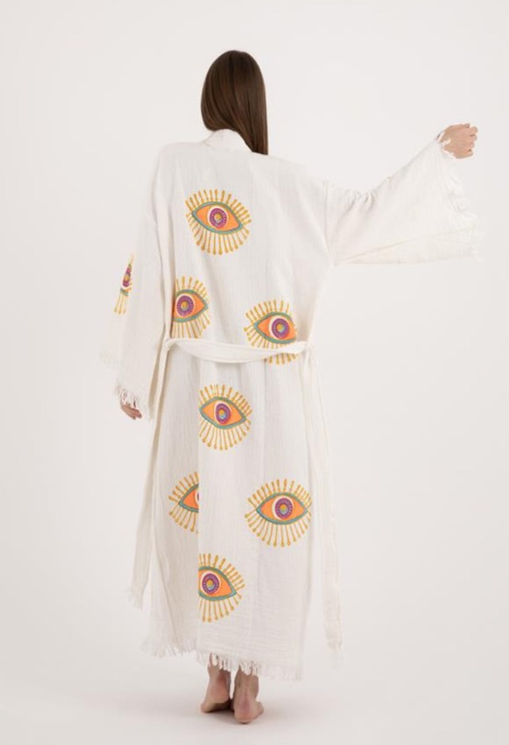 LAUREN ROBE NATURAL WHITE