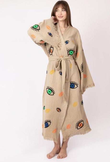 WS SERENA MULTI EYE ROBE WHOLESALE PACK OF 6