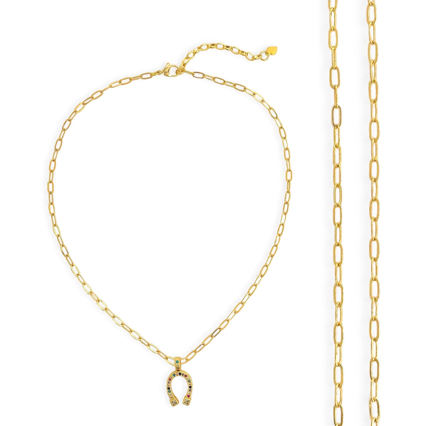 LUCKY HORSESHOE NECKLACE