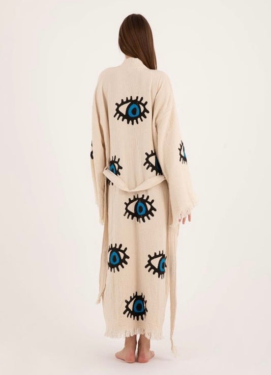 LAISHA EYE  ROBE NATURAL