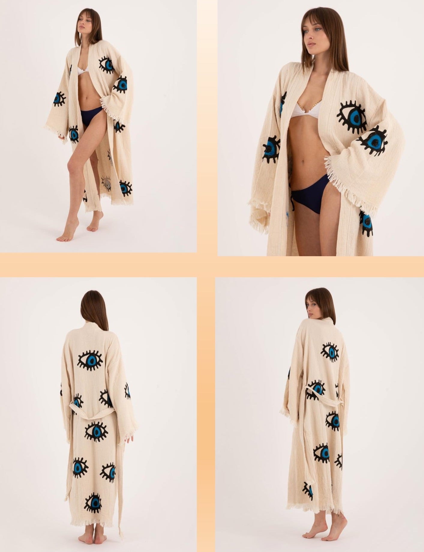 LAISHA EYE ROBE NATURAL
