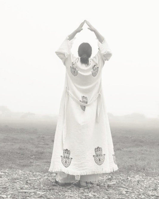 MYSTICAL HAMSA ROBE