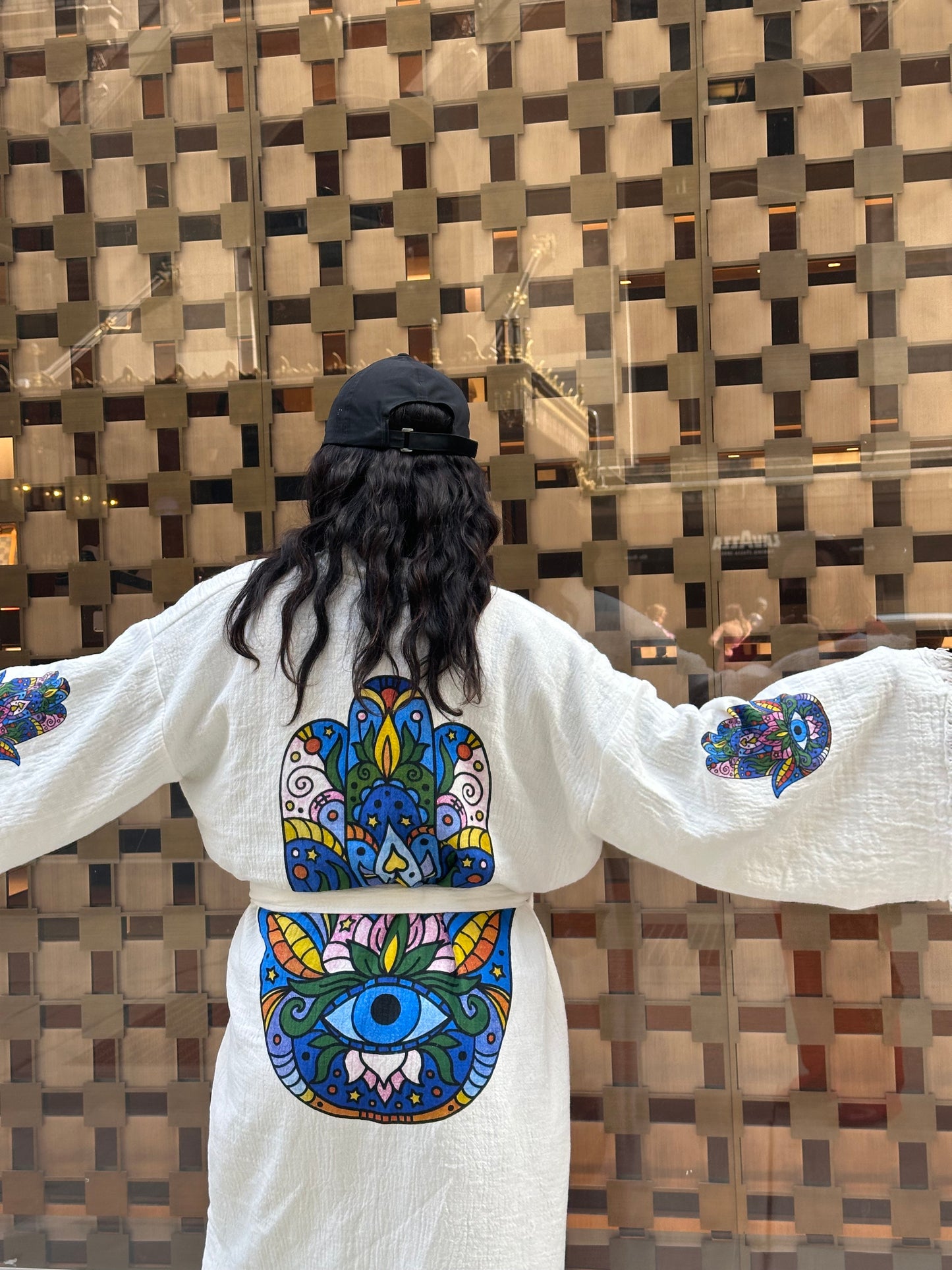 COLOR MYSTICAL HAMSA ROBE