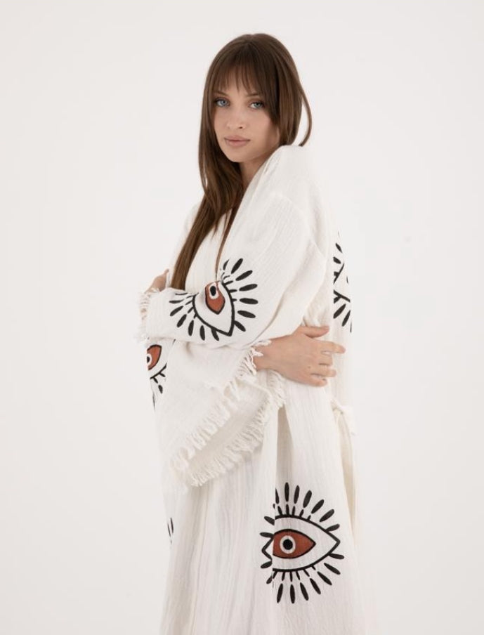 SLOW MORNINGS BROW NEYE ROBE