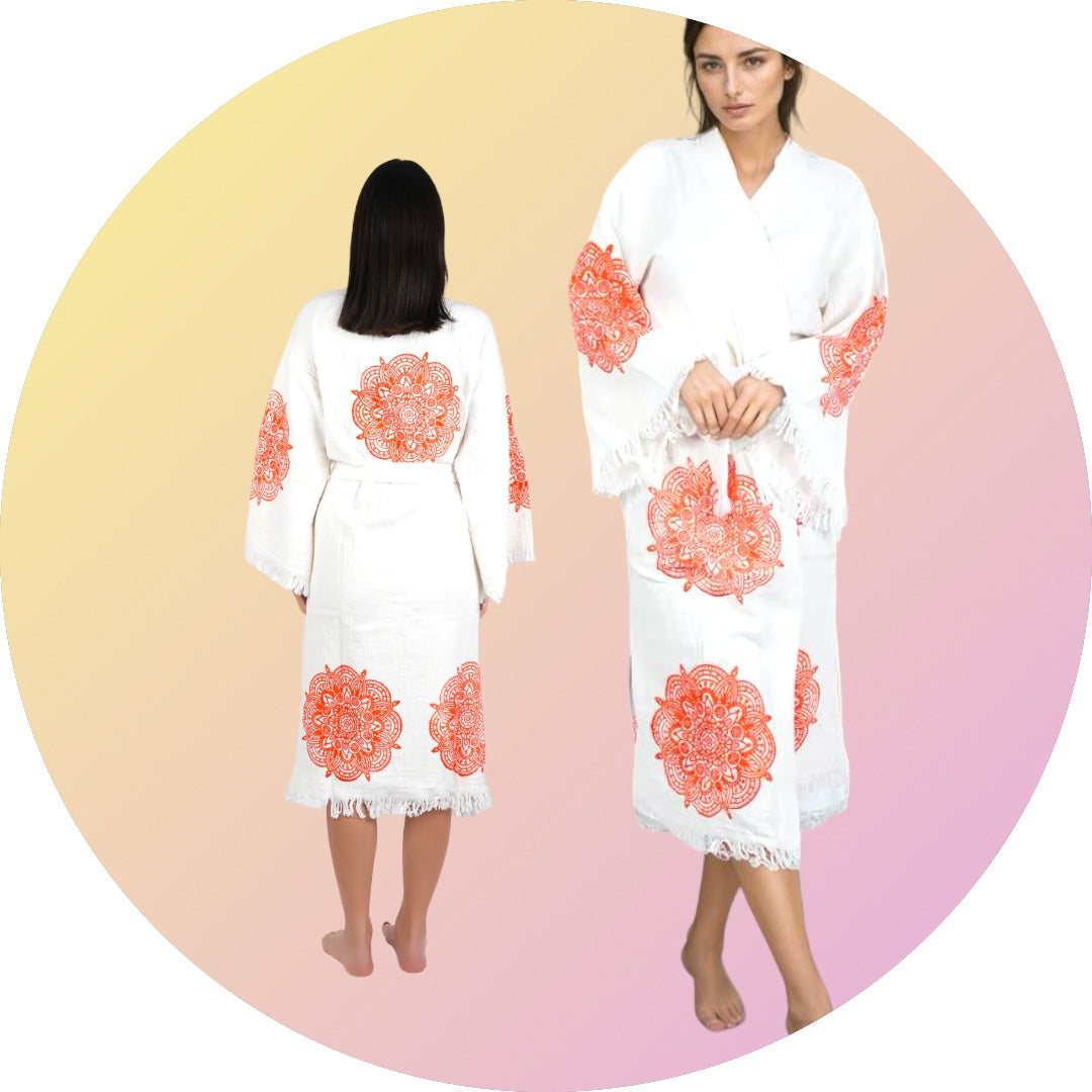 MANDALA NATURAL ROBE